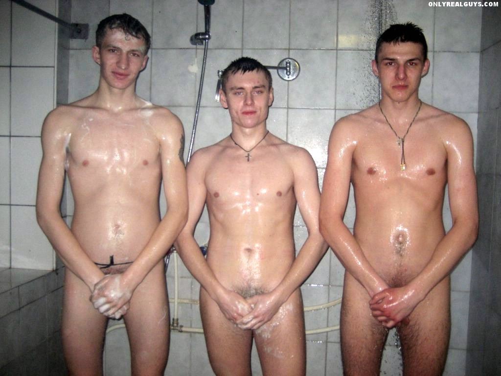 Naked Men Embarrassed.